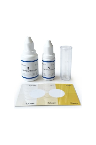 Chembio Amonyum Test Kiti 0-10 Ppm 100 Test Kolorimetrik Ammonium