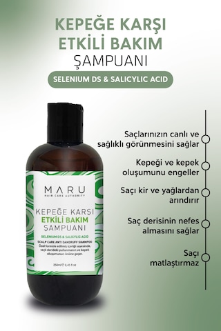 Maru Kepeğe Karşı Etkili Bakım Şampuan & Dandruff Selenium 250 Ml