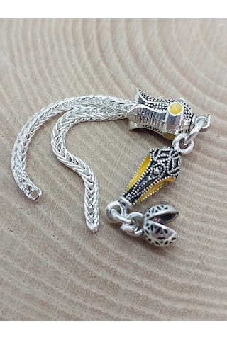 Çift Dallı Metal Tesbih Püskülü/2 Adet 62478