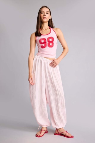 Defacto Baskılı Halter Yaka Ribana Atlet H8928ax26hspn693 Pembe-pn693