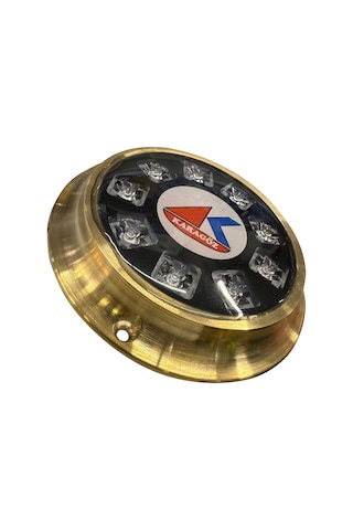 9 Power Ledli Pirinç Sualtı Lambası 10-30 V Mavi