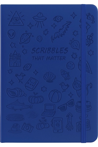 Deri Ajanda Günlük Not Defteri Notebook Lacivert Lacivert