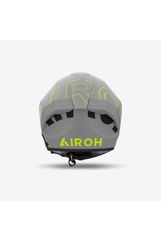 Aıroh Matryx Scope Yellow Matt Kask Gri Sarı