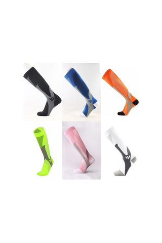 Maiyame Bisiklet Ve Spor İçin Nefes Alabilen Esnek Bilekli Çoraplar - Kas Yorgunluğunu Azaltır, Hızlı Kuruma Özelliği, Kaymayı Önleyen Tasarım, Unisex Yetişkin Çok Renkli