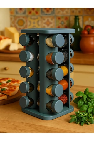 Airexpress Döner Tabanlı Baharat Kavanozları 446919613 Kaolin