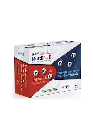 Nutramedica Multimix B 60 Kapsül Nutramedica Multimix B 60 Kapsül