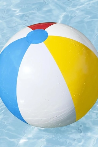 Deniz Topu 51 Cm İle Havuz Ve Plajlarda Renkli Retro Rüzgarı