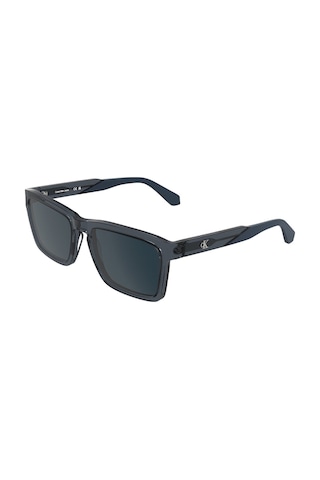 Calvin Klein Jeans Ckj 25617s 400 56 Unisex Dikdörtgen Şeffaf Mavi Kemik Güneş Gözlüğü Mavi