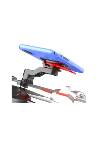 Coofbe Güvenlik Kilitli 3m Yapıştıcı Motosiklet Bisiklet Gidon Telefon Tutucu Çok Renkli