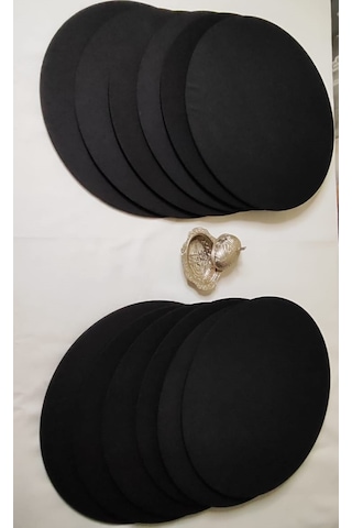 12 Adet Siyah Renk Supla Takımı Siyah