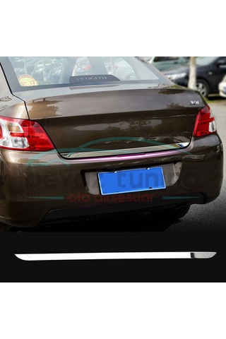 Peugeot 301 Bagaj Alt Çıtası Kromu Nikelajı