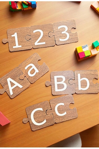 Ahşap Eğitici Puzzle Ahşap Puzzle