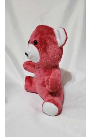 25cm Kırmızı Ayı Figürlü Pelüş Oyuncak