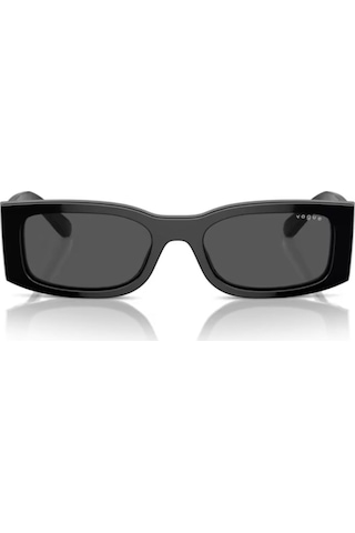 Vogue Vo 5584s W4487 53 Kadın Dikdörtgen Siyah Kemik Güneş Gözlüğü