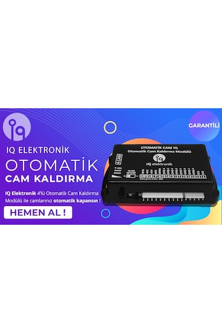 İq Otomatik Cam Kaldırma 4 Cam Termikli Iq