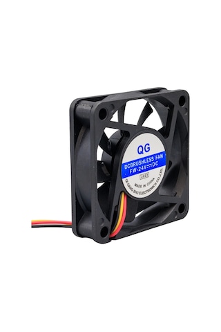 Fan Ic-216a 60 X 60 X 15 Mm 24 Volt Dc 0.08 Amper 3 Kablolu Fan