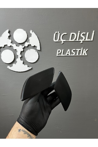 Peugeout 407 Far Yıkama Kapağı Sağ Sol Set 3d Baskı Siyah 1 Set
