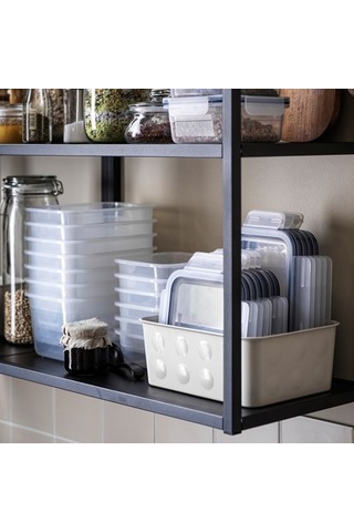 Ikea 365+ Plastik Saklama Kabı, Plastik, 2 Lt Çok Renkli