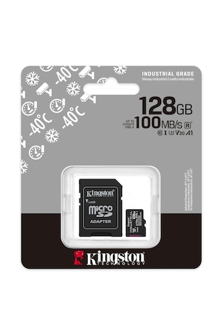 Kingston Sdcıt2/128gb Microsdhc Industrial C10 A1 Pslc Ca