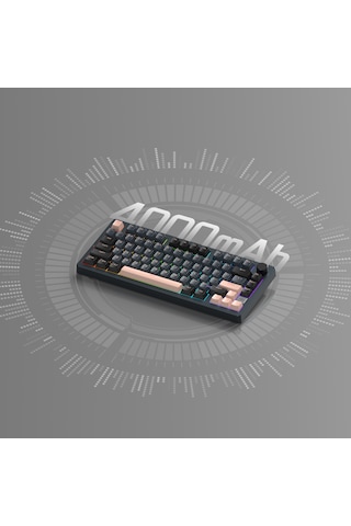 Magegee Light75 Tri-mode Rgb Hot-swap Mekanik Siyah Gaming Klavye