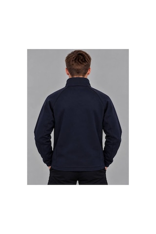 Hk Premium Slim Fit Prada Kumaş Şişme Desenli Mont Lacivert