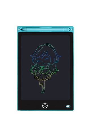 8.5 İnç Lcd Yazma Tableti Çizim Pedleri Renkli Çizgiler Doodle Karalama Panoları Eğitici Oyuncaklar Ahşap