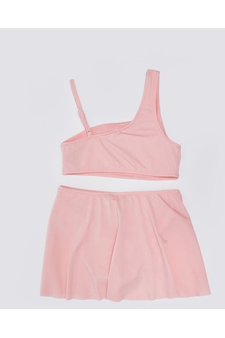 Deep Beach Baskılı Kız Çocuk Etekli Bikini Takım 001