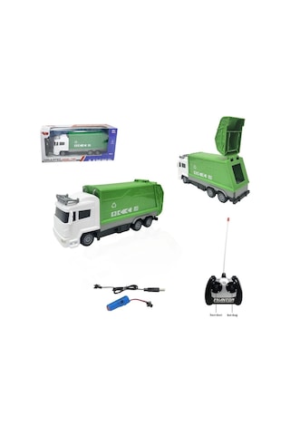 Rg-618-6a-7a Kumandalı Full Fonksiyon Şarjlı 1:18 Kamyon / Çöp Kamyonu