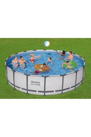 Bestway 56462 Steel Pro Büyük Aile Yüzme Havuzu 549 X 122 Cm