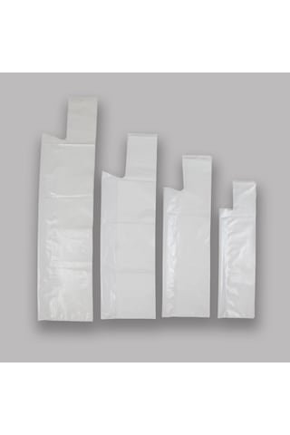 Doku Ambalaj Atlet Poşet T-shirt Bağ Tam Orjinal 1kg Taşıma Torbası Alişveriş Orta Boy 27x50cm