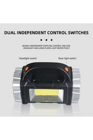 Ulzyvf Yürüyüş Feneri: Yüksek Lumen Led Kamp Işığı, Güneş Enerjili, Dış Desteği, Çok Çalışma Modu Altın