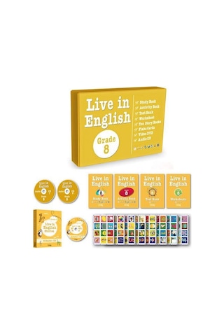 8. Sınıf İngilizce Öğrenme Seti Live in English