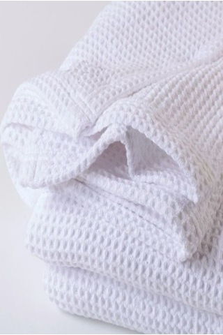 Beyaz Tek Kişilik Otel Tipi %100 Pamuk Koton Pike 5 Adet 5li