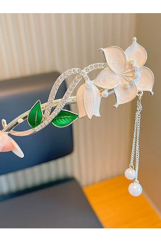 Catalea Family Çiçekli Saç Klipi 429441922 Altın