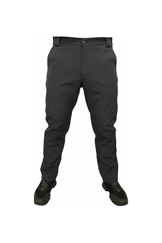 Mysia Outdoor Antrasit Soft Shell Pantolon İçi Polarlı Antrasit