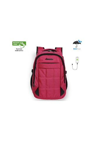 Konfores 1552 Unisex Anatomik Sırt Okul Çantası Pembe