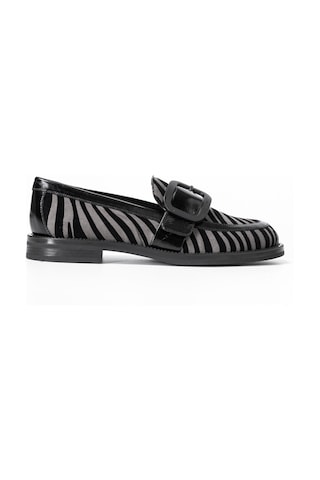 Zebra Oxford Klasik Kadın 90e5 Frau Velvettecfloc Çok Renkli