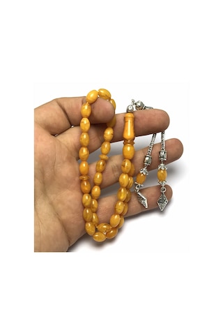 Damla Tozu Yumurta Kesim Toz Kehribar Tesbih