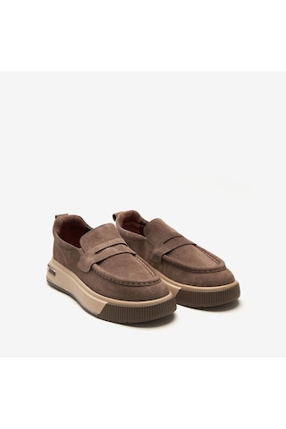 Vizon Süet Sneaker Erkek Ka-alfa8204 John May Alfa