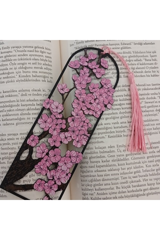 Kitap Ayracı - Kiraz Ağacı Çiçeği Model1
