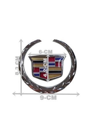 Etiketçilere Özel Cadillac Metal Döküm Arma