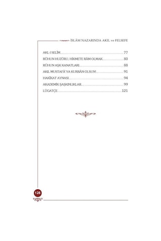 İslam Nazarında Akıl ve Felsefe / Osman Nuri Topbaş