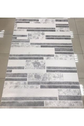 Padişah Halı Polo 74778 095 Serisi Akrilik Salon Oturma Yatak Odası Halısı Gri