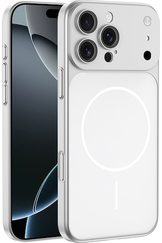 Apple Uyumlu iPhone 14 Pro Max Kılıf M-safe Şarj Özellikli Kamera Korumalı Kapak Spark Turuncu