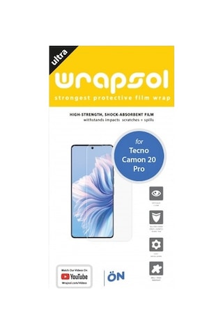 Tecno Camon 20 Pro Ekran Koruyucu Poliüretan Film