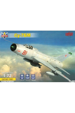 Modelsvit Msvıt72001 1/72 Ölçek, Sukhoı Su-27bm Sovyet Avcı Uçağı, Plastik Model Kiti-50702
