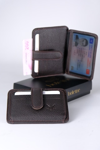 Boleine Unisex Deri Kartlık Ares Bl2003 Acı Kahverengi