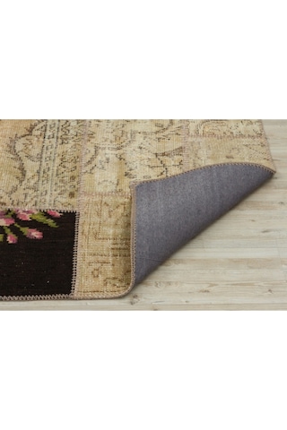 Modern Klasik Patchwork Eskitme Halı 120 180