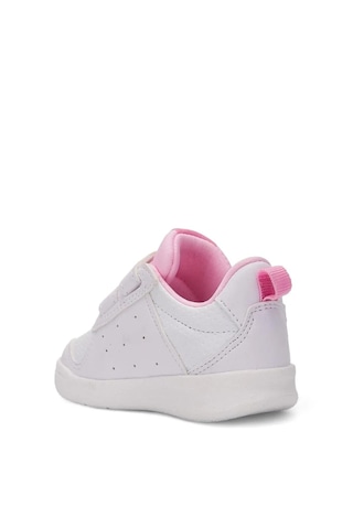Zacoz Unisex Bebek Ortopedik İlk Adım Sneaker Beyaz - Pembe