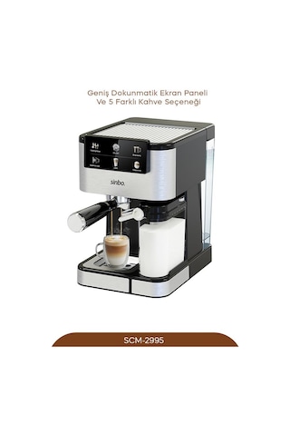 Sinbo SCM 2995 Kapsül Kahve Aparatlı Espresso Makinesi